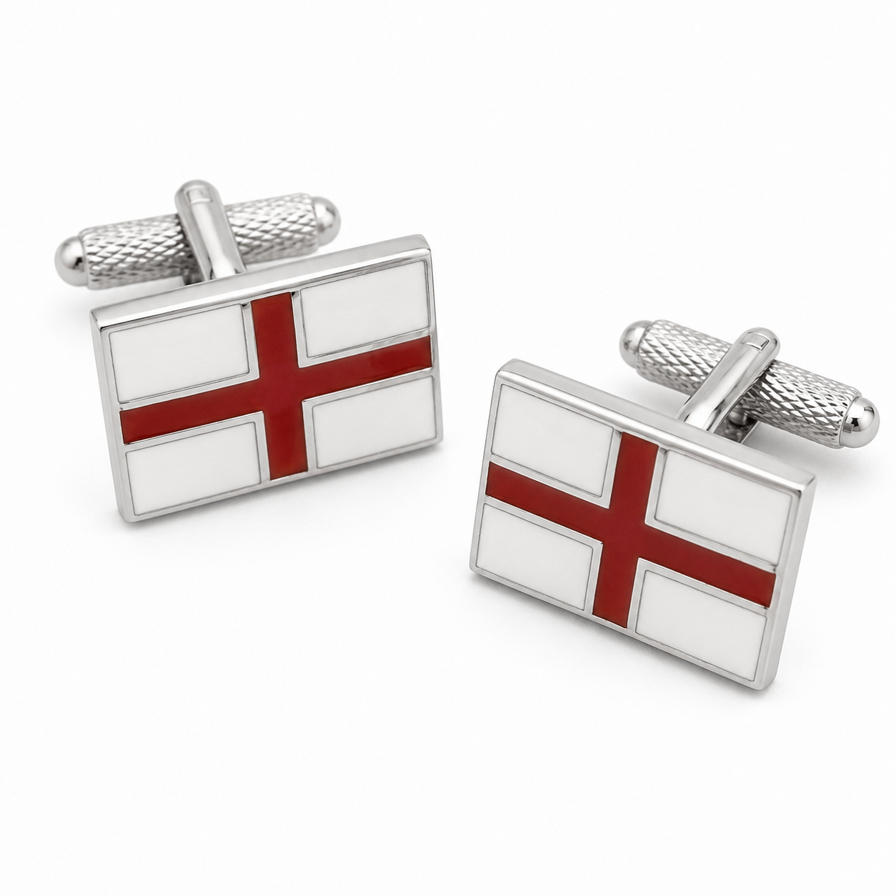 st. george's england flag cufflinks