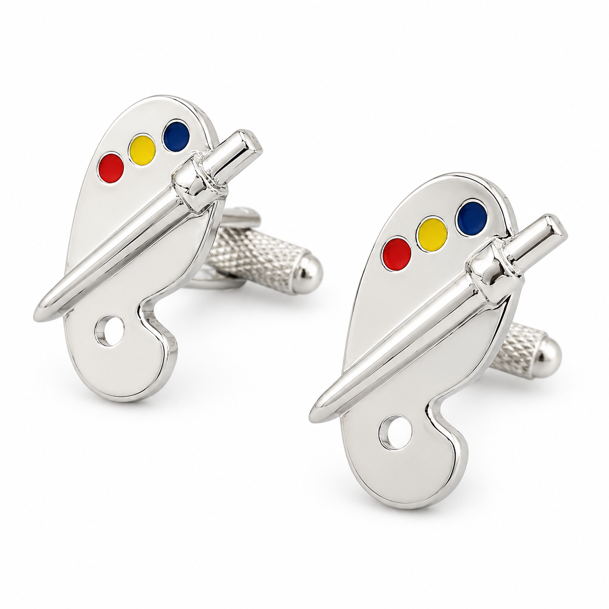 painter's palette cufflinks