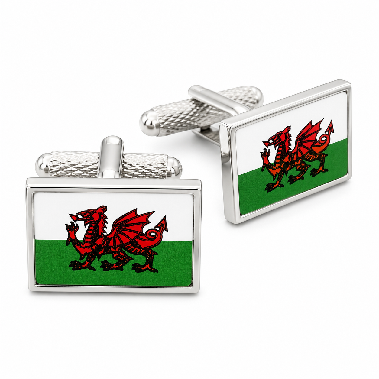 flag of wales cufflinks