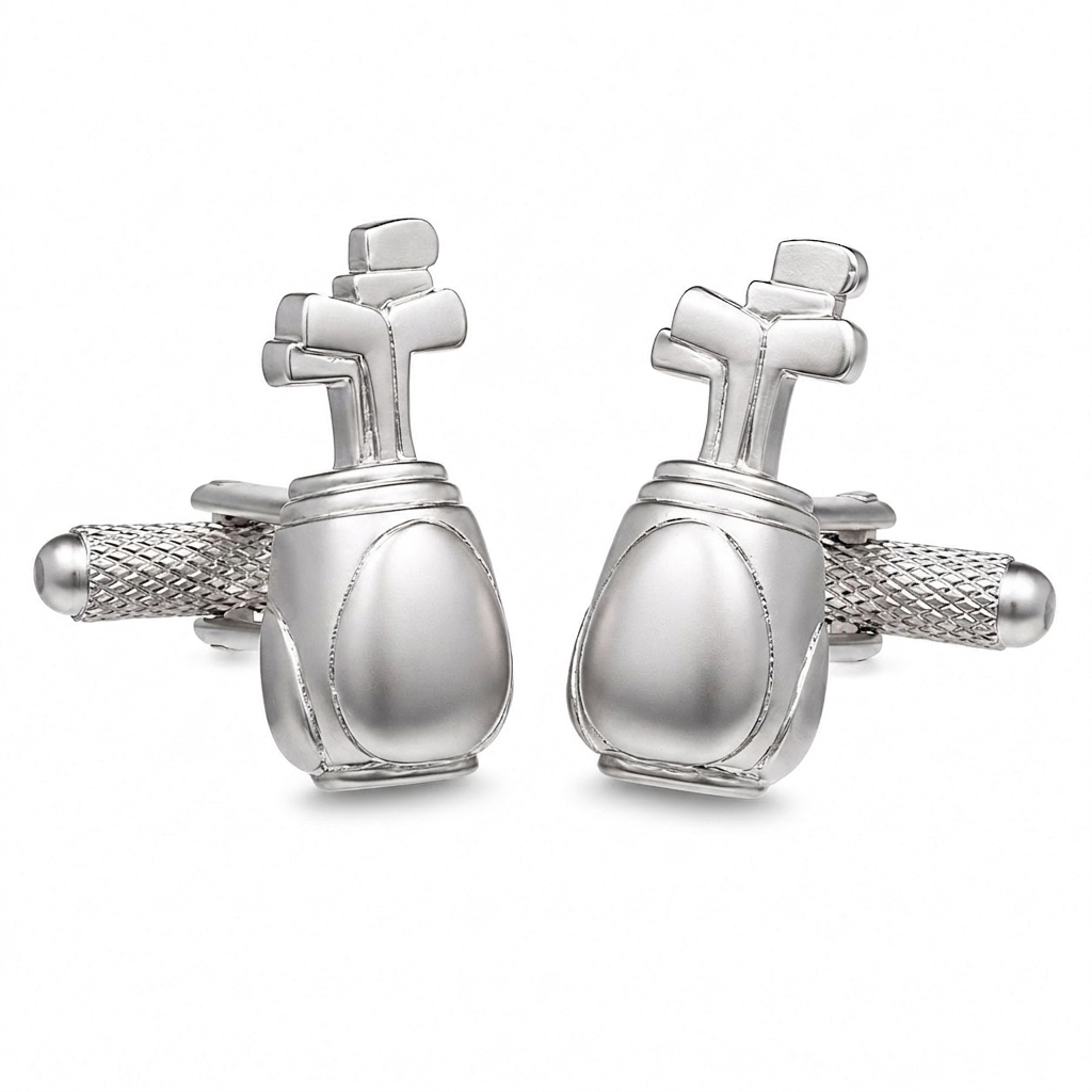 ck141-image-0 Golf Bag Cufflinks - Image 1