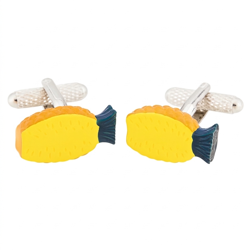 ck481-image-0 Pineapple Cufflinks - Image 1