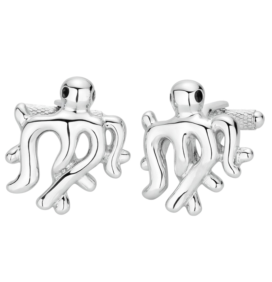 ck579-image-0 Octopus Cufflinks - Image 1