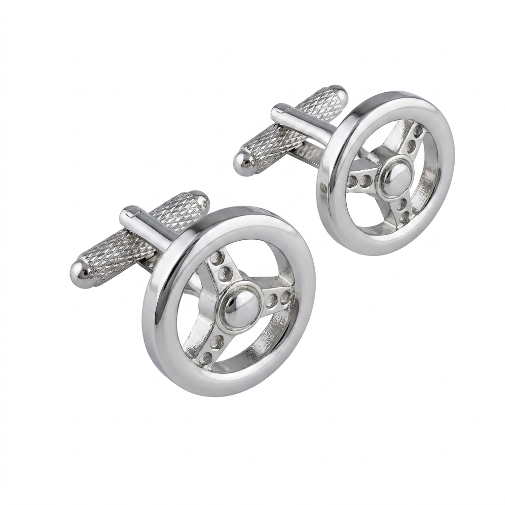 ck692-image-0 Steering Wheel Cufflinks - Image 1