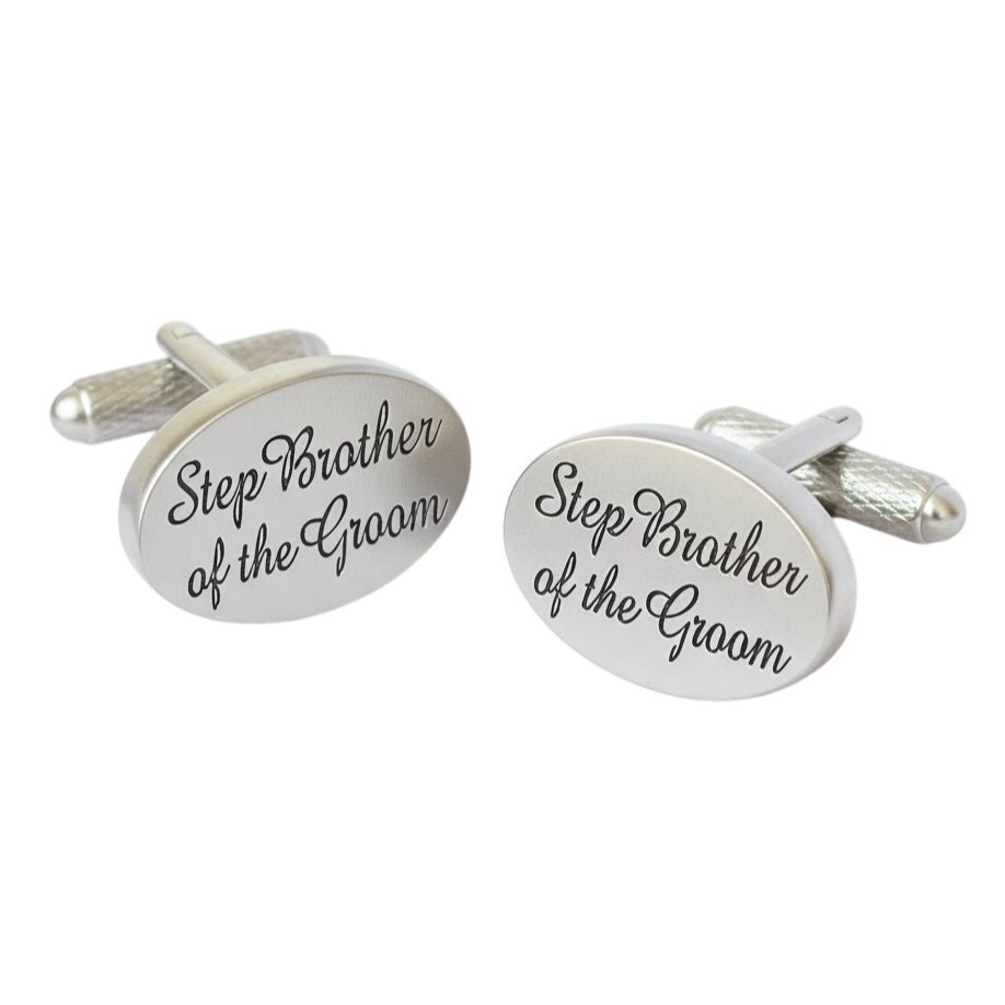 ck710-image-0 Step Brother of the Groom Cufflinks - Image 1
