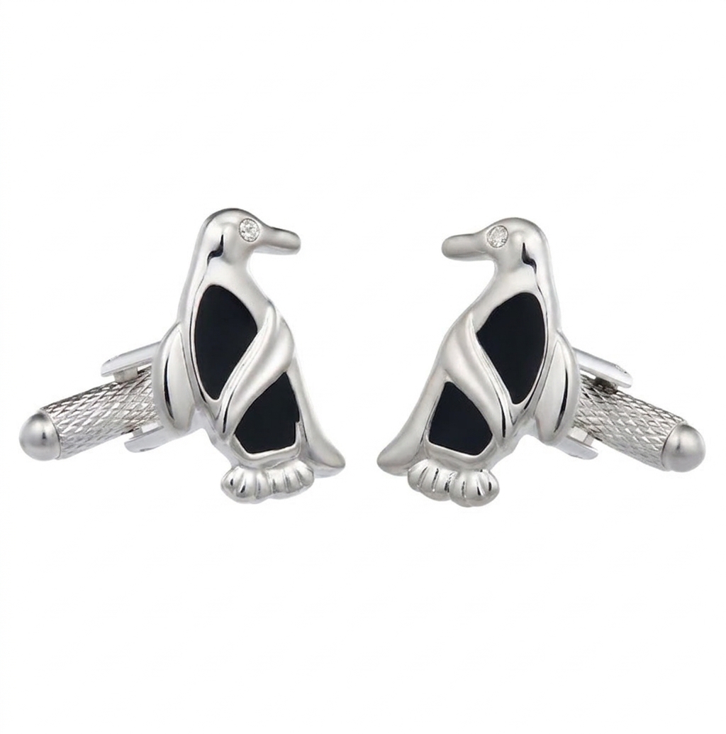 ck72-image-0 Penguin Cufflinks - Image 1