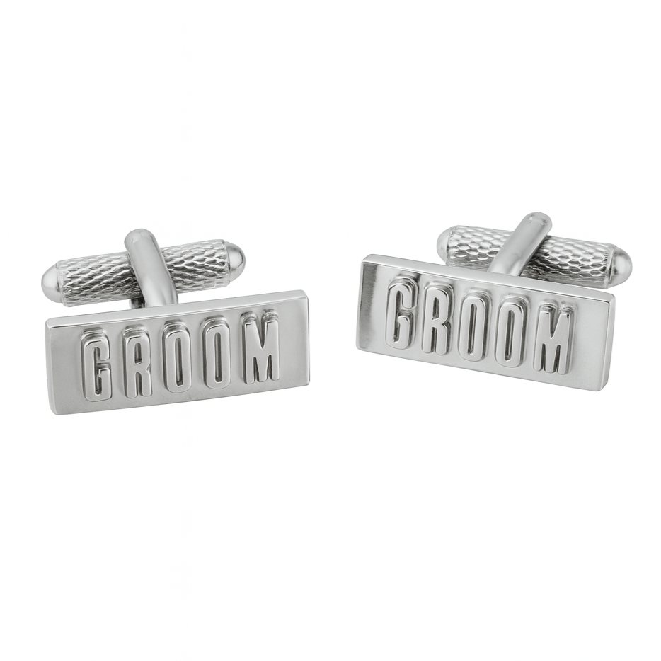ck845-image-0 Groom Cufflinks - Image 1